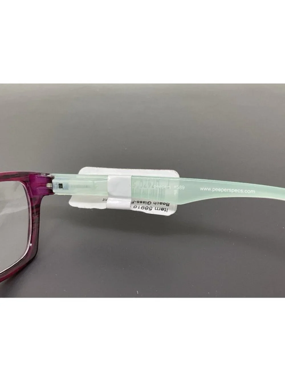 Peepers Reading Glasses Beach Glass Fuchsia Mint + 2.50
